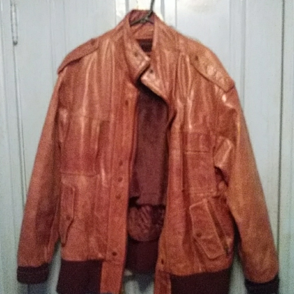 Leather jacket